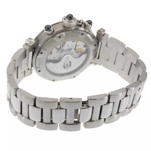 CARTIER Pasha Watches W3107355 Back schedule cal.205 grayDial Stainless St... - Picture 8 of 8